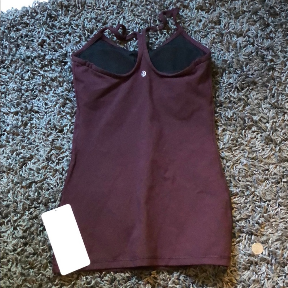 Lululemon NWT Power Y Tank Bordeaux Drama - Picture 4 of 5